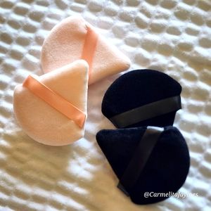 2 pk Finger Sponge Makeup Beauty Blender for Liquids or Powder Makeup